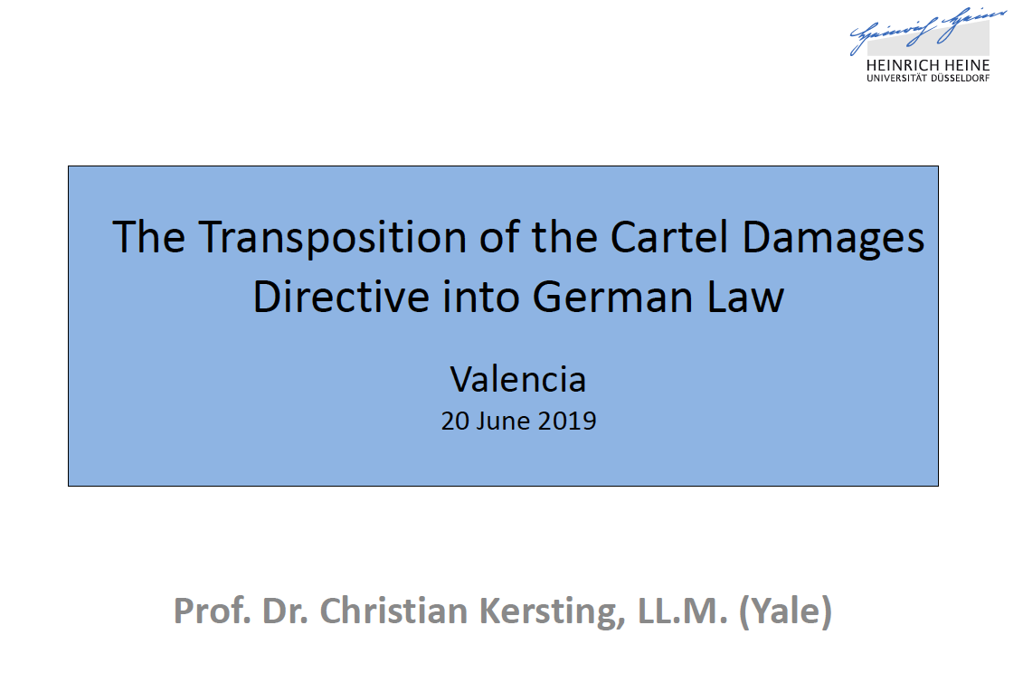 transposition damages directive into german law